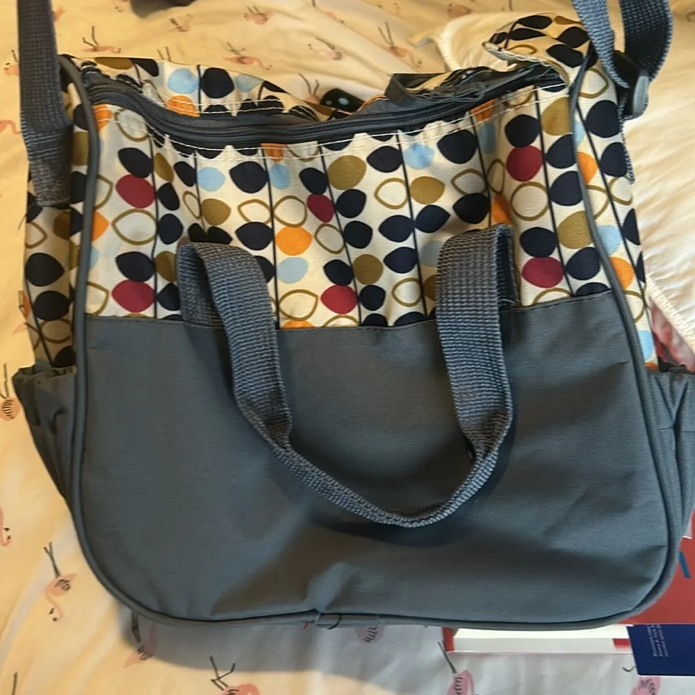 Baby Polka Dot Giraffe Diaper Bag